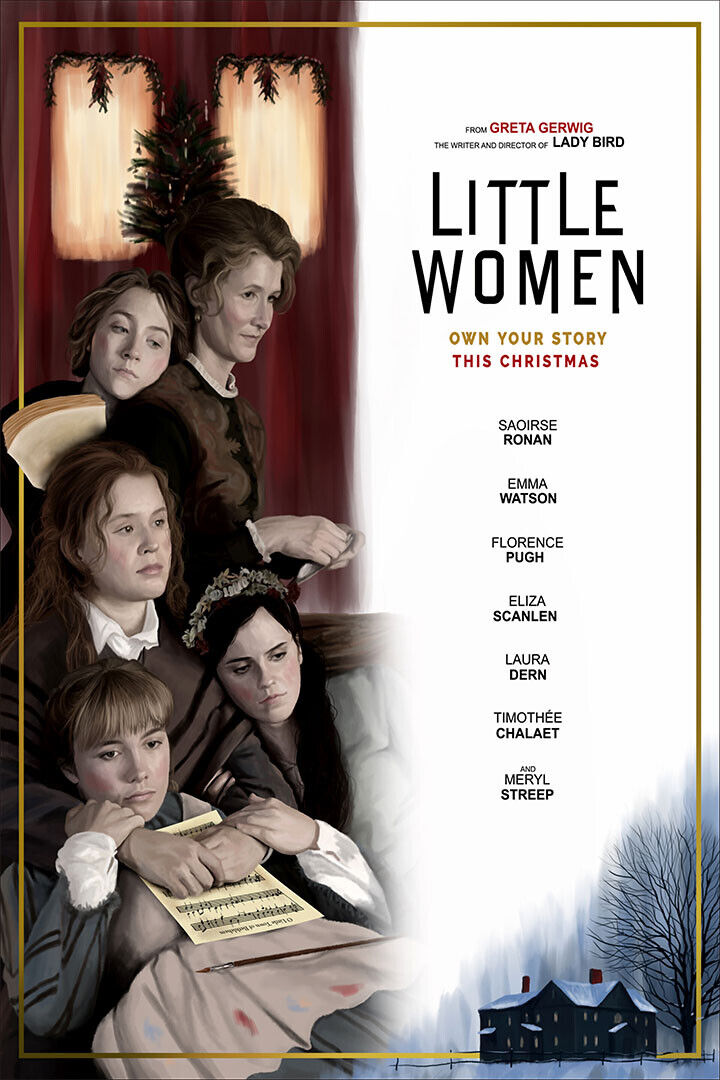 Little Women Movie 2019 Own Your Story Drama Poster Wall Art Print Home Wall Decor - xonomax