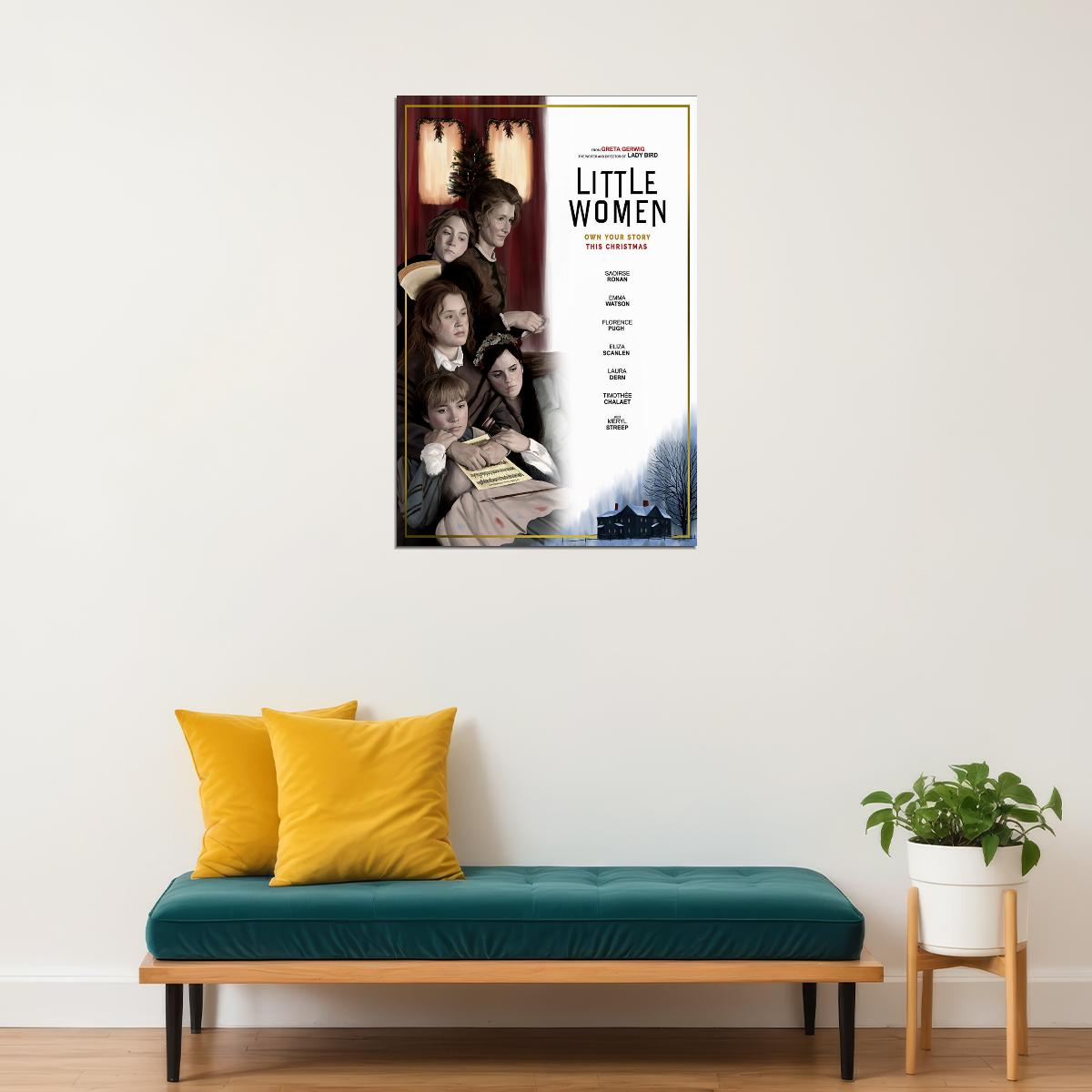 Little Women Movie 2019 Own Your Story Drama Poster Wall Art Print Home Wall Decor - xonomax