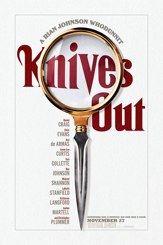 Knives Out Movie Comedy Crime Drama Poster Wall Art Print Home Wall Decor - xonomax