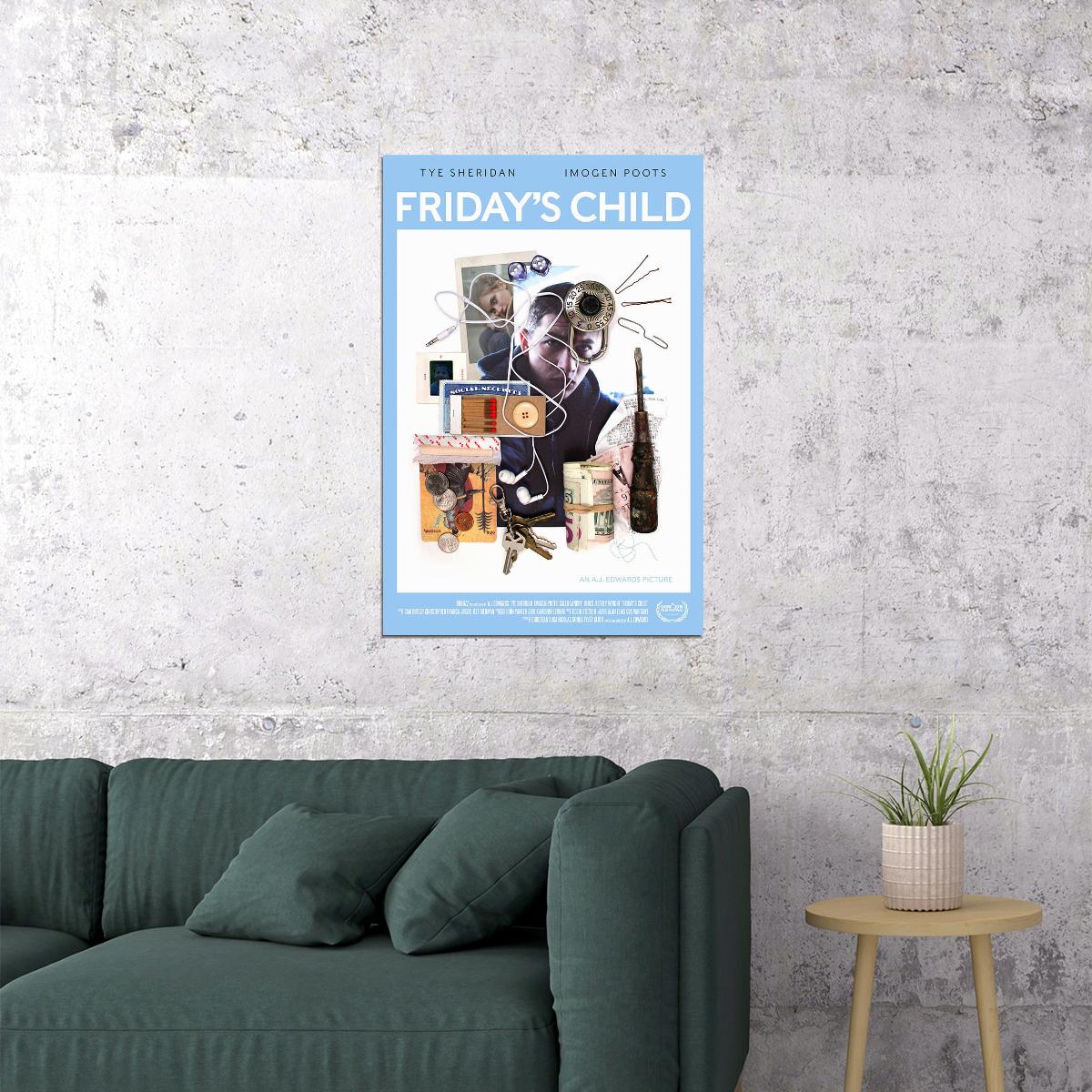 Friday's Child Movie Crime Dram Poster Wall Art Print Home Wall Decor - xonomax