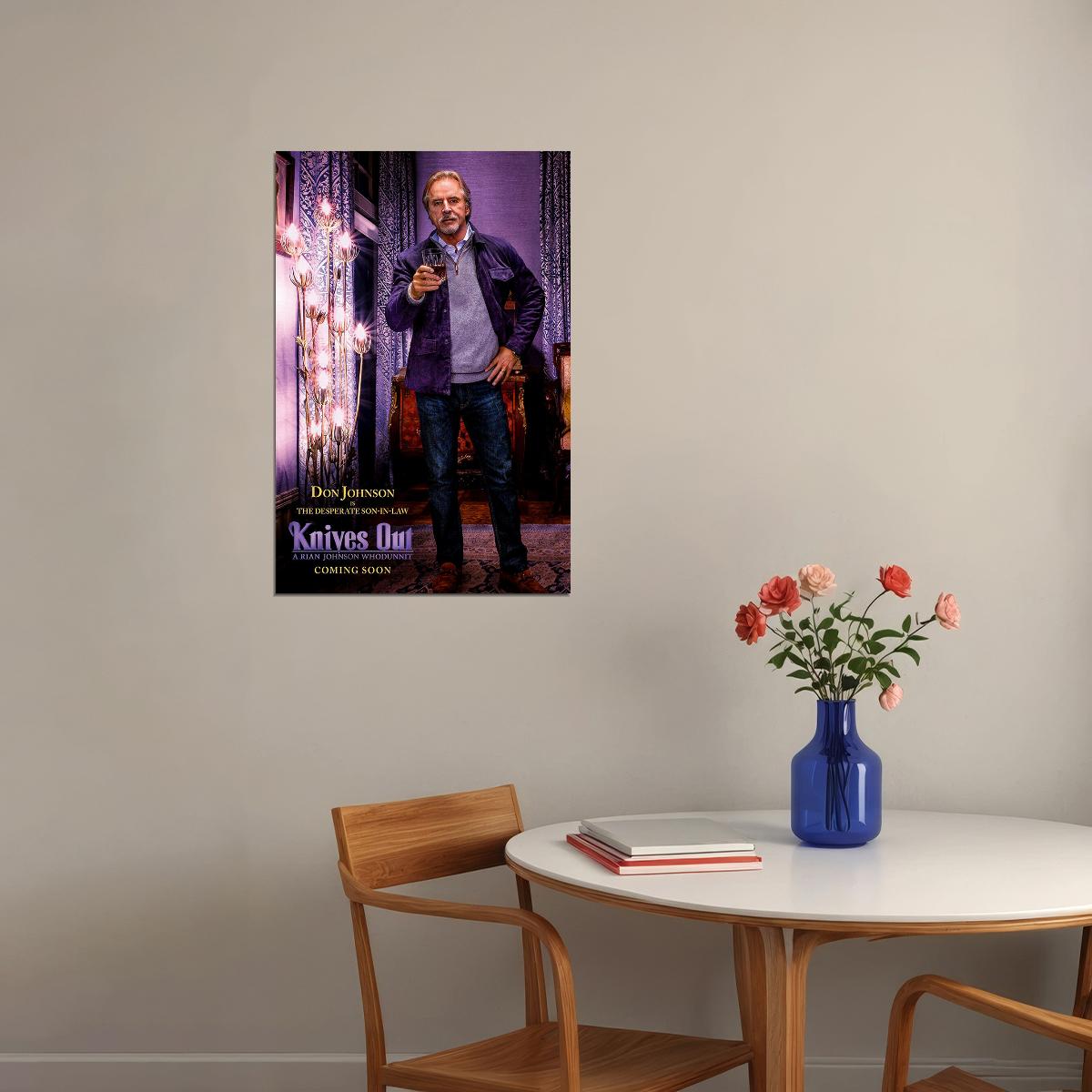 Knives Out Movie 2019 Daniel Craig Chris Evans Comedy Poster Wall Art Print Home Wall Decor - xonomax