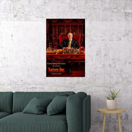 Knives Out Movie 2019 Daniel Craig Chris Evans Poster Wall Art Print Home Wall Decor - xonomax