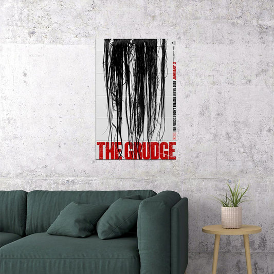 The Grudge 2020 It Will Never Let You Go Horror Poster Wall Art Print Home Wall Decor - xonomax