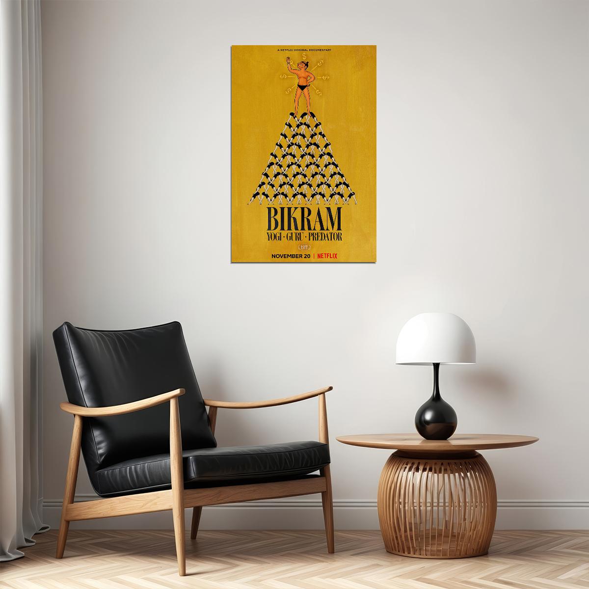 Bikram Yogi Guru Predator Documentary Crime Poster Wall Art Print Home Wall Decor - xonomax