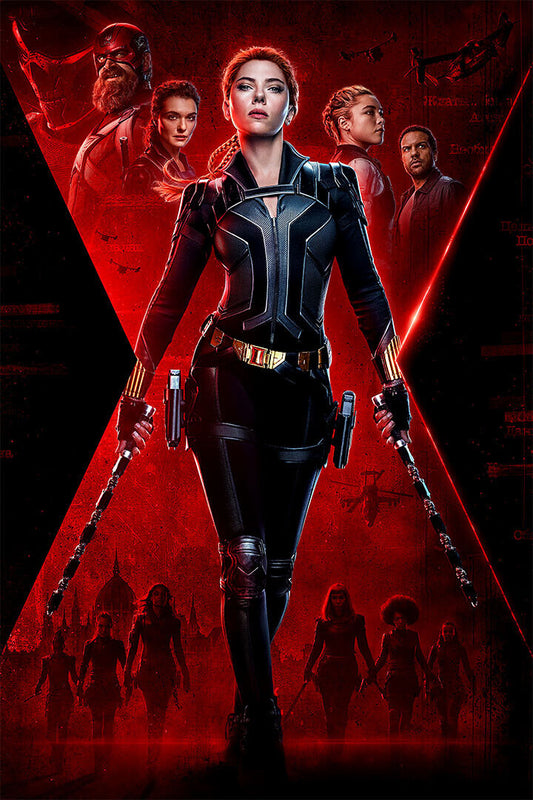 Black Widow Movie Adventure Action Poster Wall Art Print Home Wall Decor - xonomax