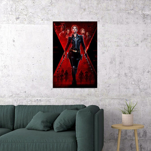 Black Widow Movie Adventure Action Poster Wall Art Print Home Wall Decor - xonomax