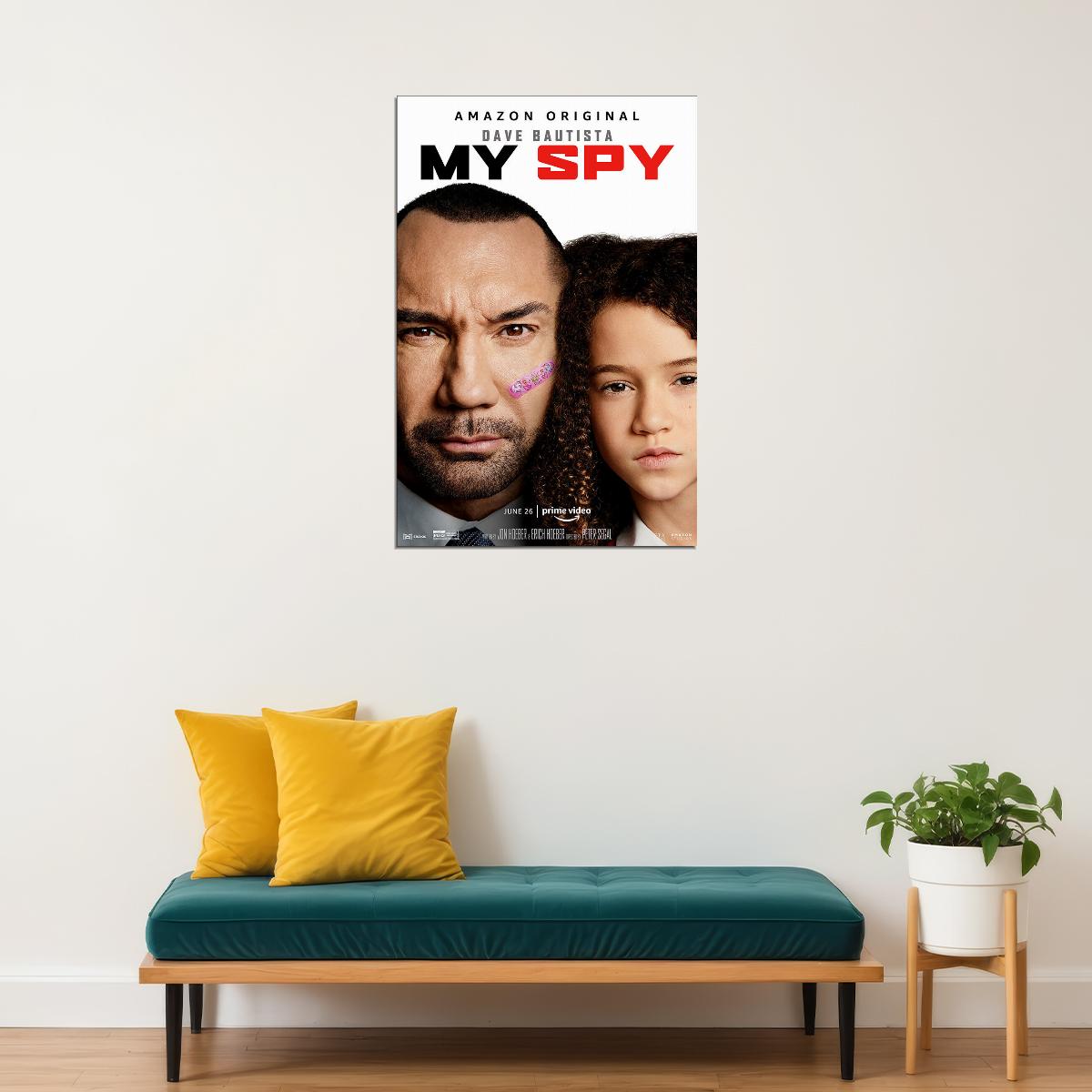 My Spy 2019 Dave Bautista Action Poster Wall Art Print Home Wall Decor - xonomax