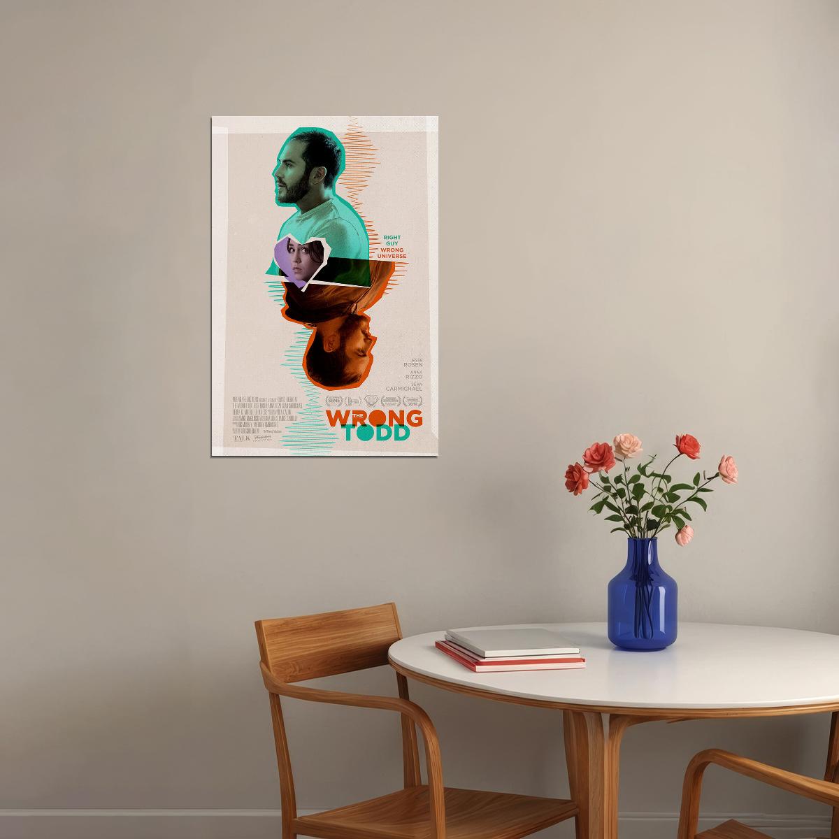 The Wrong Todd Jesse Rosen Anna Rizzo Comedy Poster Wall Art Print Home Wall Decor - xonomax