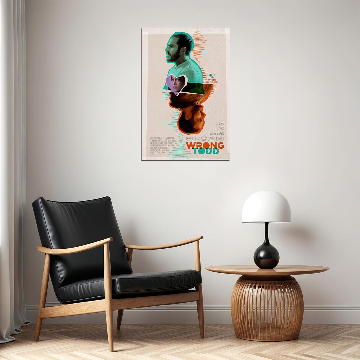 The Wrong Todd Jesse Rosen Anna Rizzo Comedy Poster Wall Art Print Home Wall Decor - xonomax