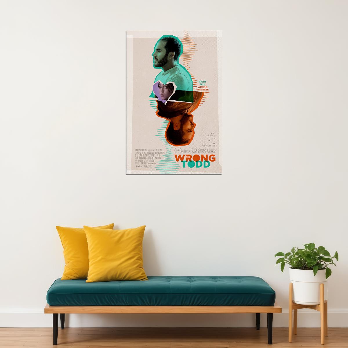 The Wrong Todd Jesse Rosen Anna Rizzo Comedy Poster Wall Art Print Home Wall Decor - xonomax