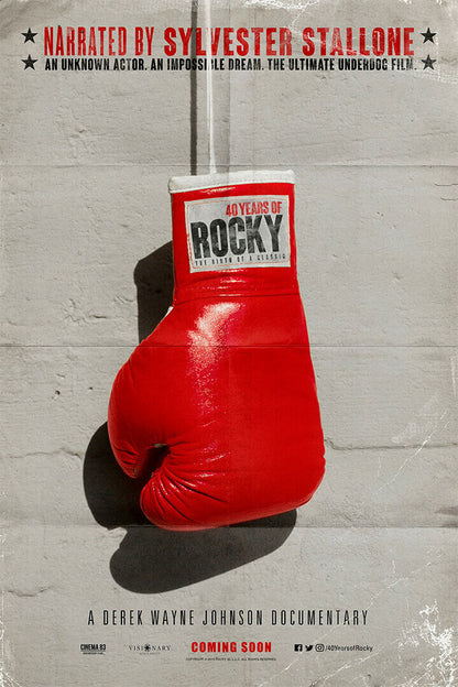 40 Years Of Rocky The Birth Of A Classic Documentary Poster Wall Art Print Home Wall Decor - xonomax