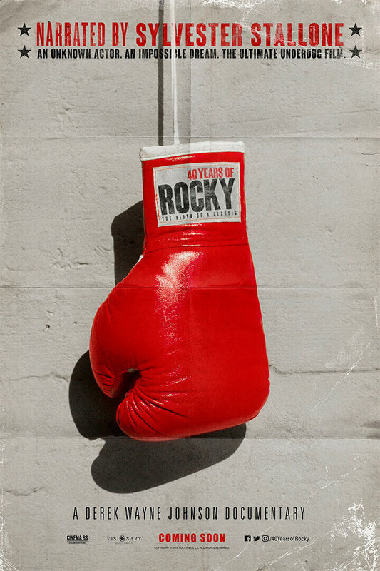 40 Years Of Rocky The Birth Of A Classic Documentary Poster Wall Art Print Home Wall Decor - xonomax