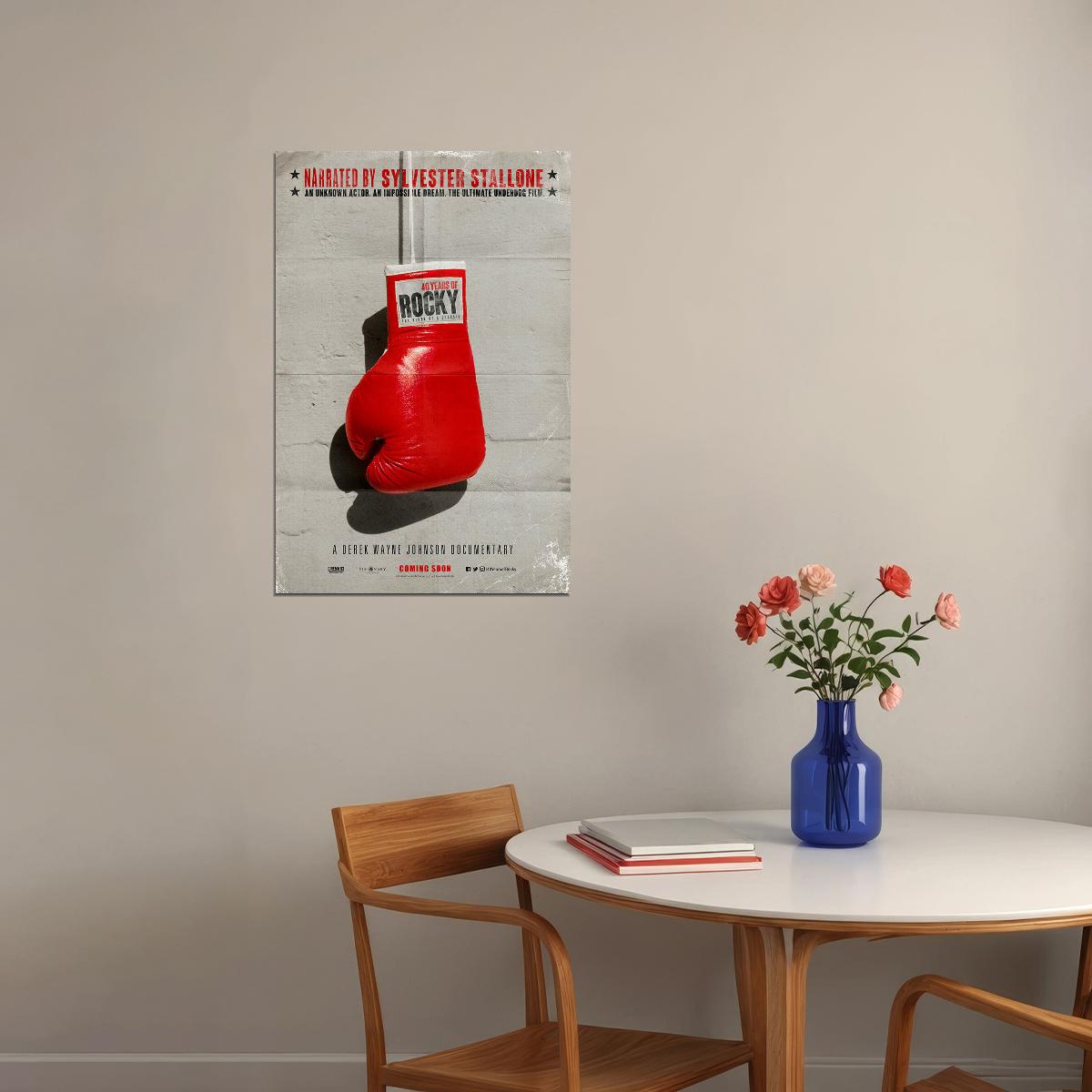 40 Years Of Rocky The Birth Of A Classic Documentary Poster Wall Art Print Home Wall Decor - xonomax
