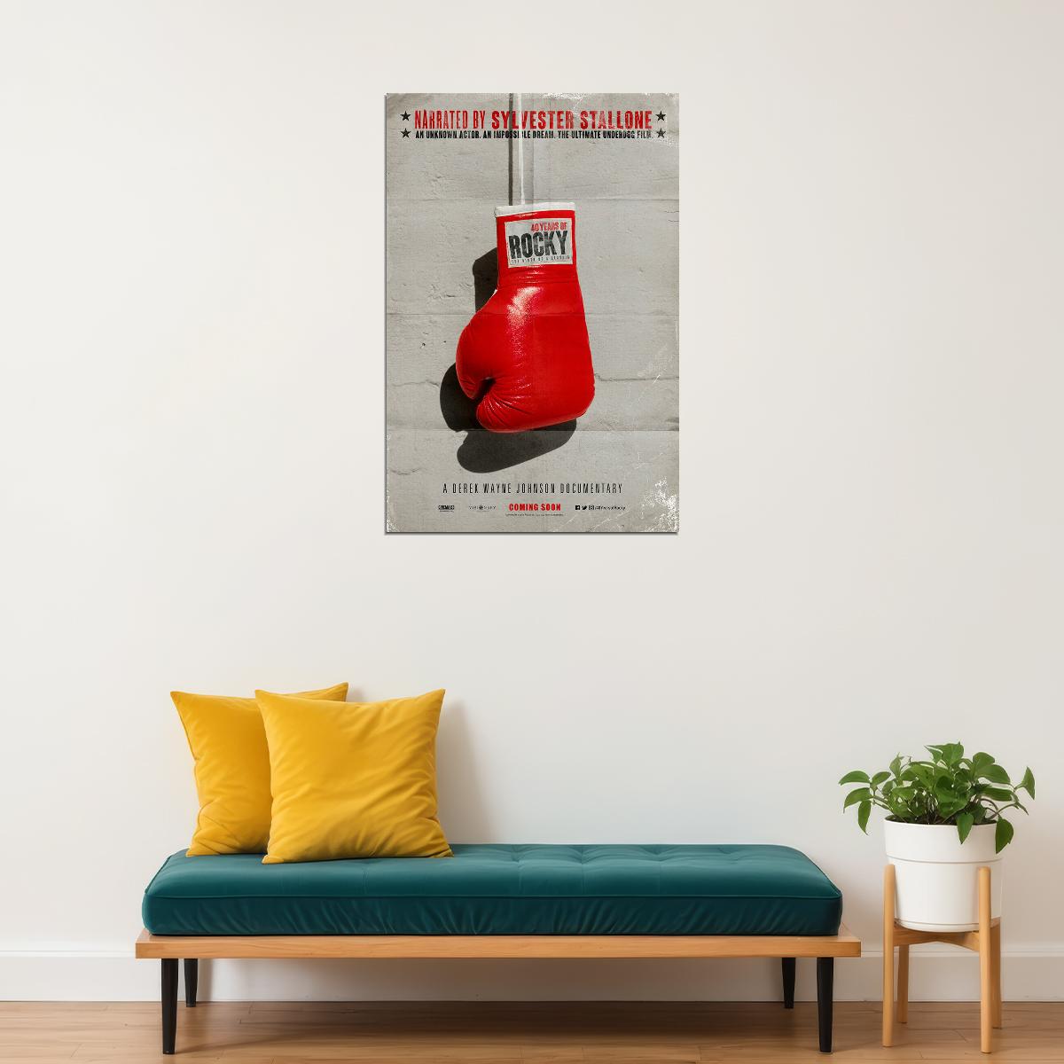 40 Years Of Rocky The Birth Of A Classic Documentary Poster Wall Art Print Home Wall Decor - xonomax