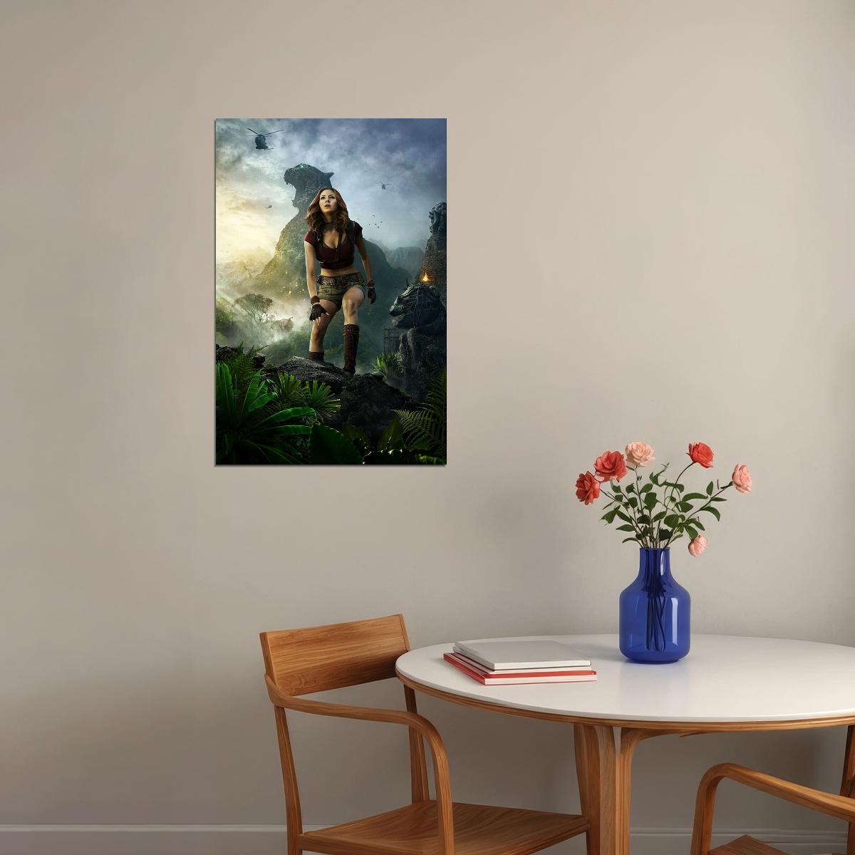 Jumanji The Next Level 2019 Dwayne Johnson Poster Wall Art Print Home Wall Decor - xonomax