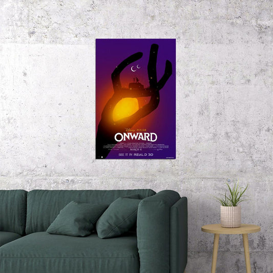 Onward 2020 Movie Tom Holland Comedy Action Poster Wall Art Print Home Wall Decor - xonomax