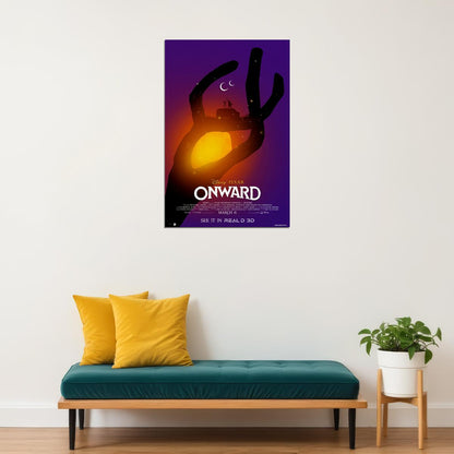 Onward 2020 Movie Tom Holland Comedy Action Poster Wall Art Print Home Wall Decor - xonomax
