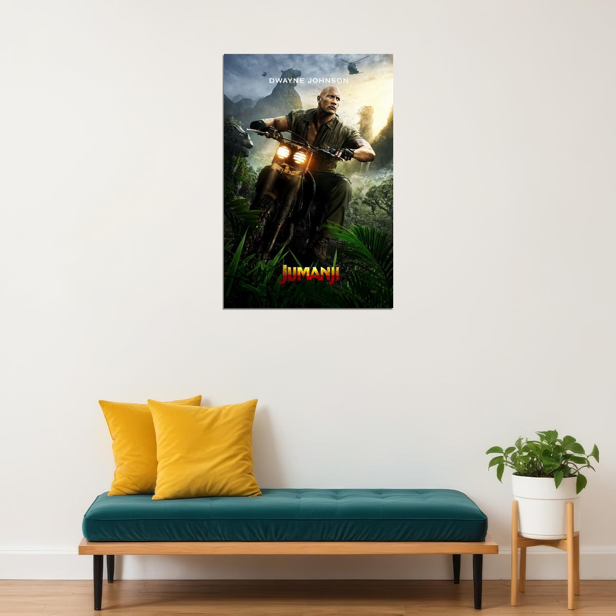 Jumanji 2019 Movie The Next Level Excitement Poster Wall Art Print Home Wall Decor - xonomax