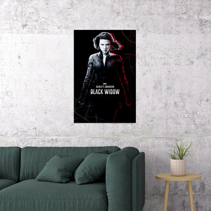 Black Widow Movie Comic Film Superhero Poster Wall Art Print Home Wall Decor - xonomax