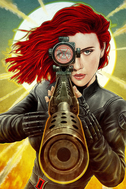 Black Widow Movie Comic Film Action Poster Wall Art Print Home Wall Decor - xonomax