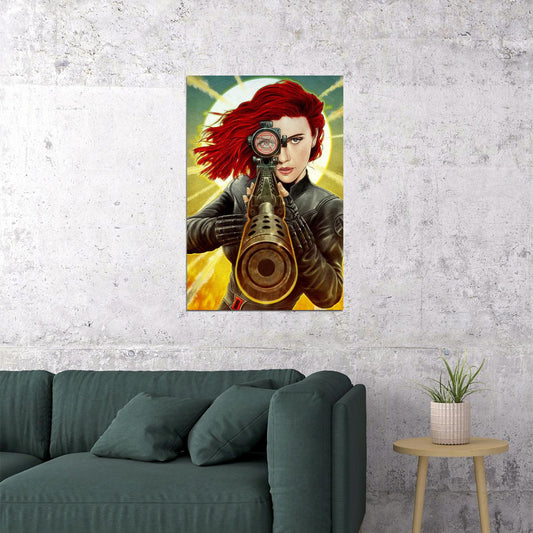 Black Widow Movie Comic Film Action Poster Wall Art Print Home Wall Decor - xonomax