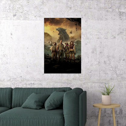 Jumanji 2019 Movie The Next Level Entertainment Poster Wall Art Print Home Wall Decor - xonomax