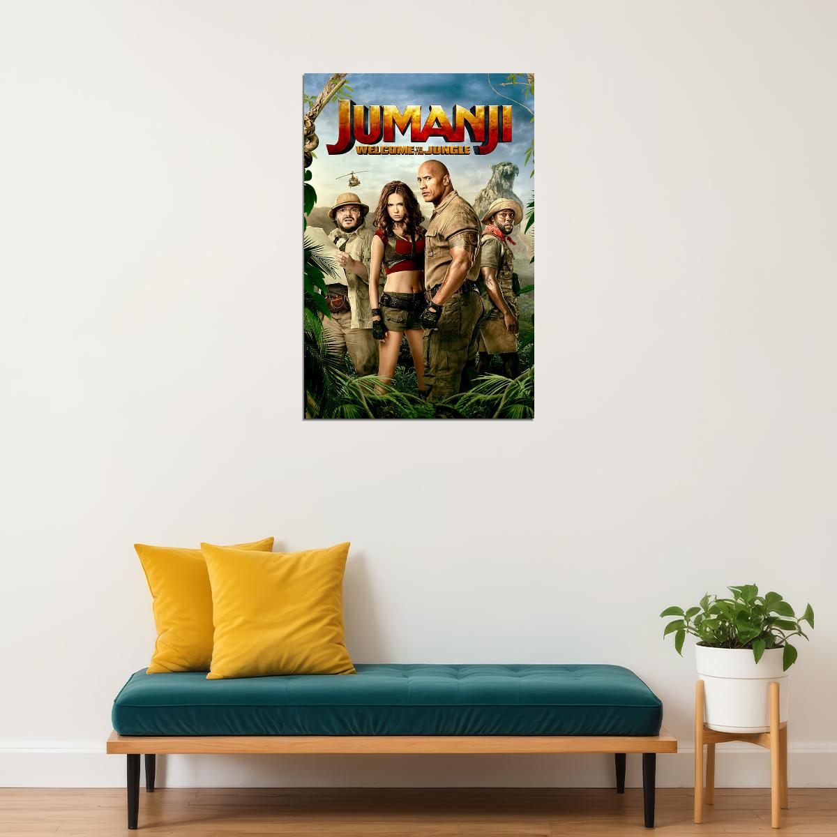 Jumanji 2019 Movie The Next Level Poster Wall Art Print Home Wall Decor - xonomax