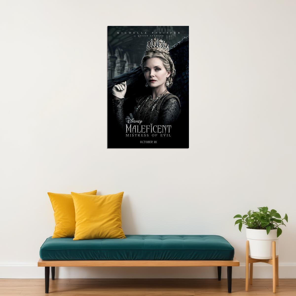 Maleficent Mistress Of Evil Movie 2019 Family Poster Wall Art Print Home Wall Decor - xonomax