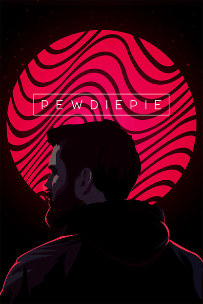 Pewdiepie Funny Tv Show Comedian Charitable Poster Wall Art Print Home Wall Decor - xonomax