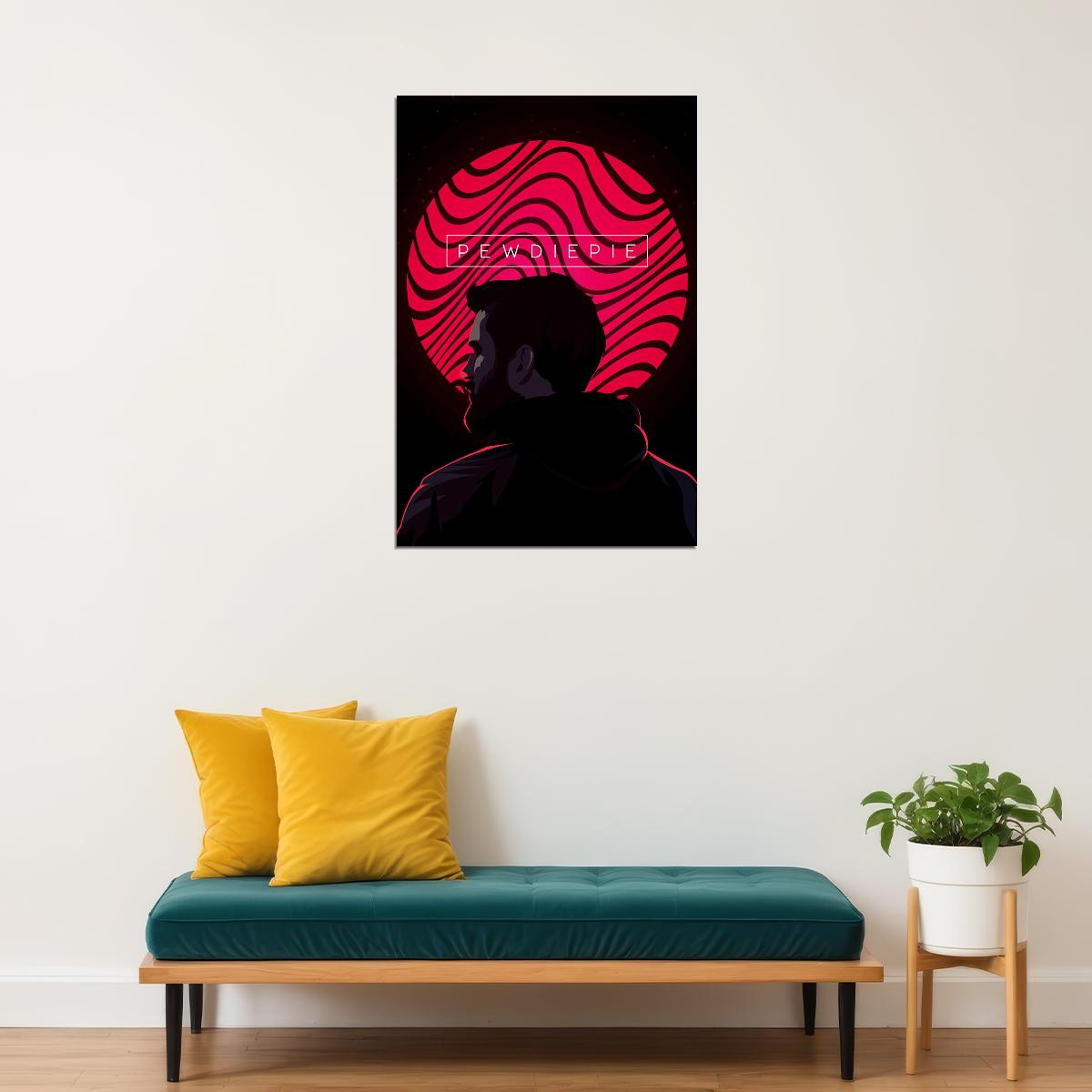 Pewdiepie Funny Tv Show Comedian Charitable Poster Wall Art Print Home Wall Decor - xonomax