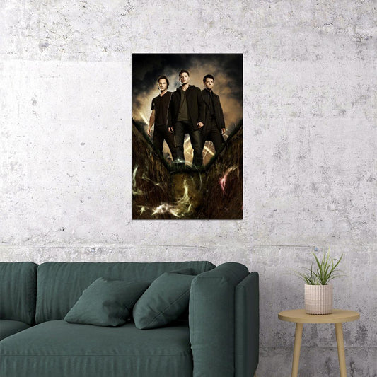 Supernatural Tv Series Show Season 14 Sam Dean Movie Poster Wall Art Print Home Wall Decor - xonomax