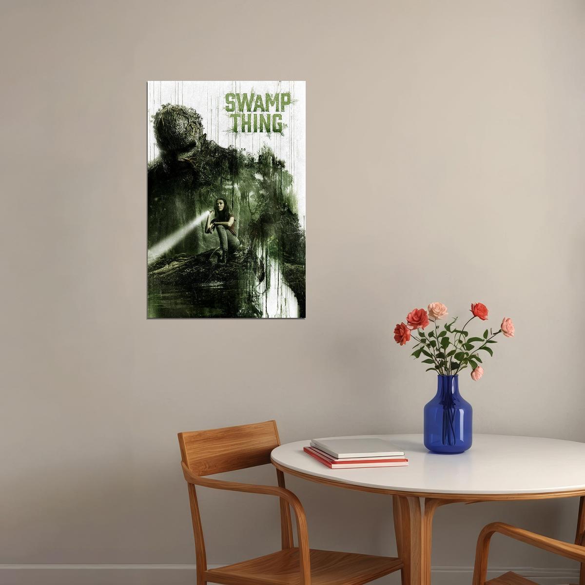 Swamp Thing Comics Superhero Tv Series 2019 Season Action Poster Wall Art Print Home Wall Decor - xonomax