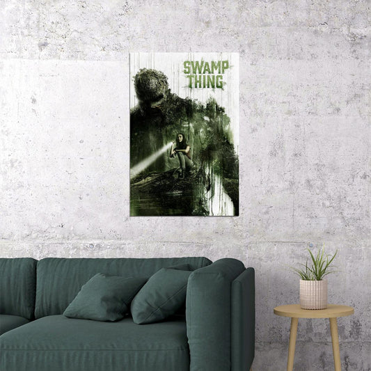 Swamp Thing Comics Superhero Tv Series 2019 Season Action Poster Wall Art Print Home Wall Decor - xonomax