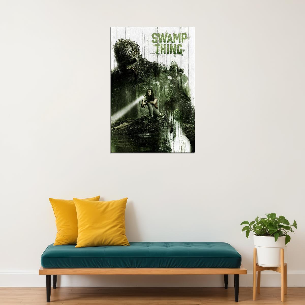Swamp Thing Comics Superhero Tv Series 2019 Season Action Poster Wall Art Print Home Wall Decor - xonomax
