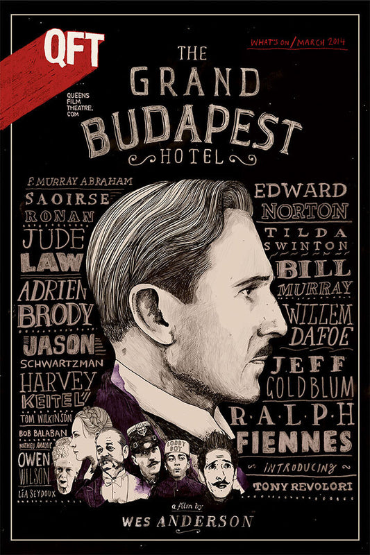 The Grand Budapest Hotel Classic Movie Comedy Crime Poster Wall Art Print Home Wall Decor - xonomax