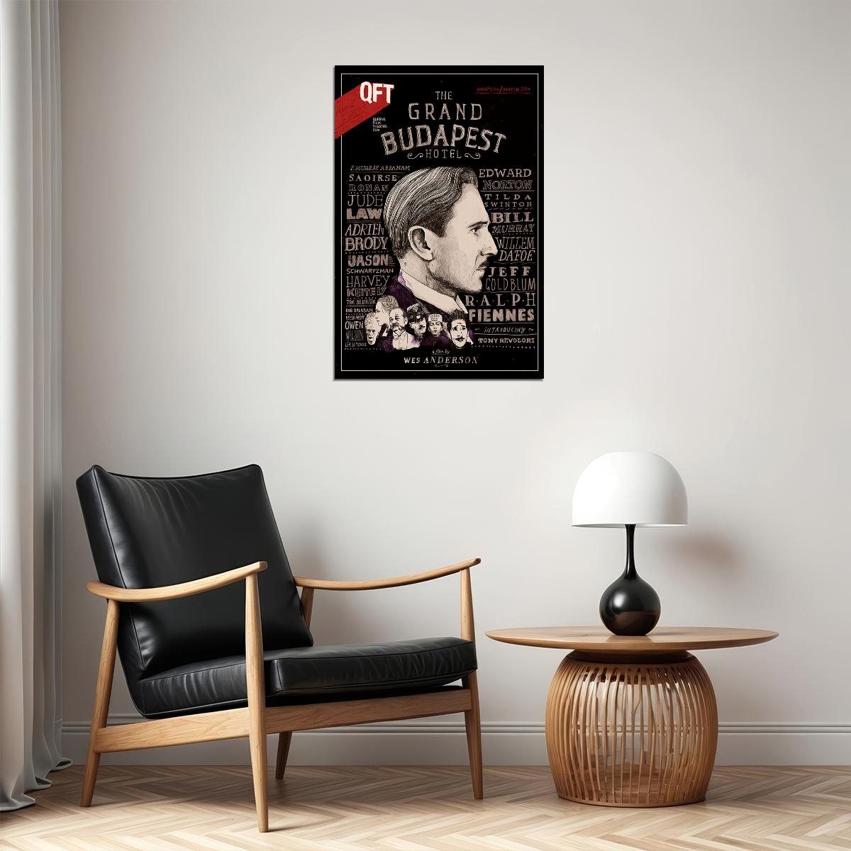 The Grand Budapest Hotel Classic Movie Comedy Crime Poster Wall Art Print Home Wall Decor - xonomax