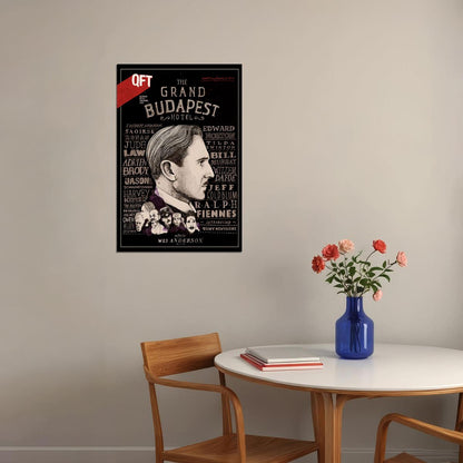 The Grand Budapest Hotel Classic Movie Comedy Crime Poster Wall Art Print Home Wall Decor - xonomax