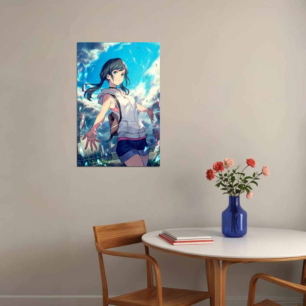 Weathering With You Makoto Shinkai Movie Animation Poster Wall Art Print Home Wall Decor