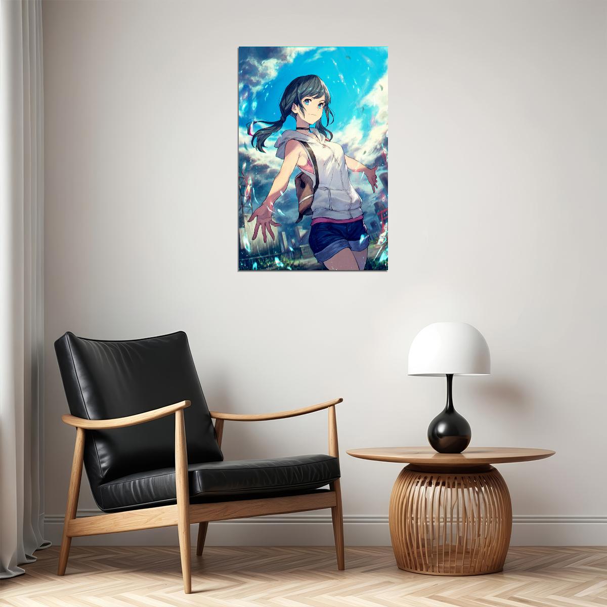 Weathering With You Makoto Shinkai Movie Animation Poster Wall Art Print Home Wall Decor