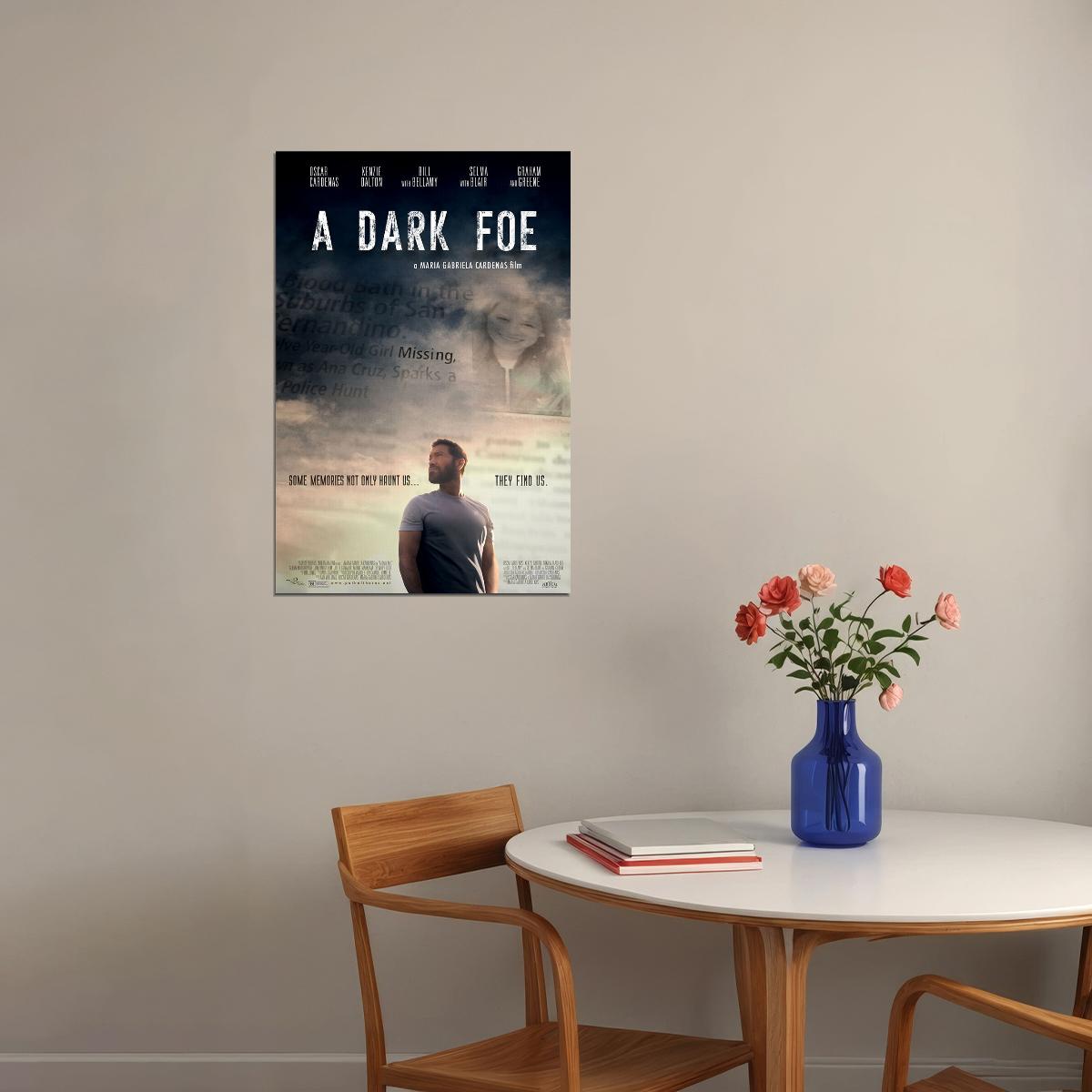 A Dark Foe Movie 2019 Crime Drama Horror Poster Wall Art Print Home Wall Decor - xonomax
