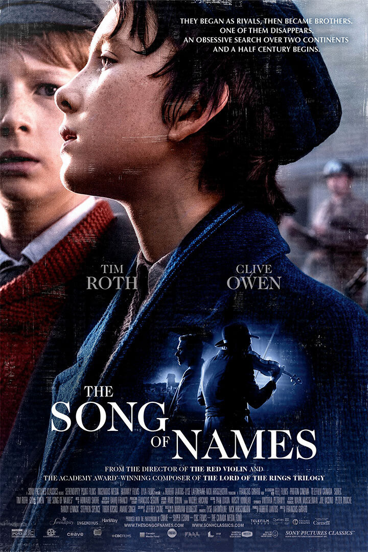 Owen Roth Young Poster - The Song Of Names Movie 2019 Clive Owen Tim Roth Drama Poster ...