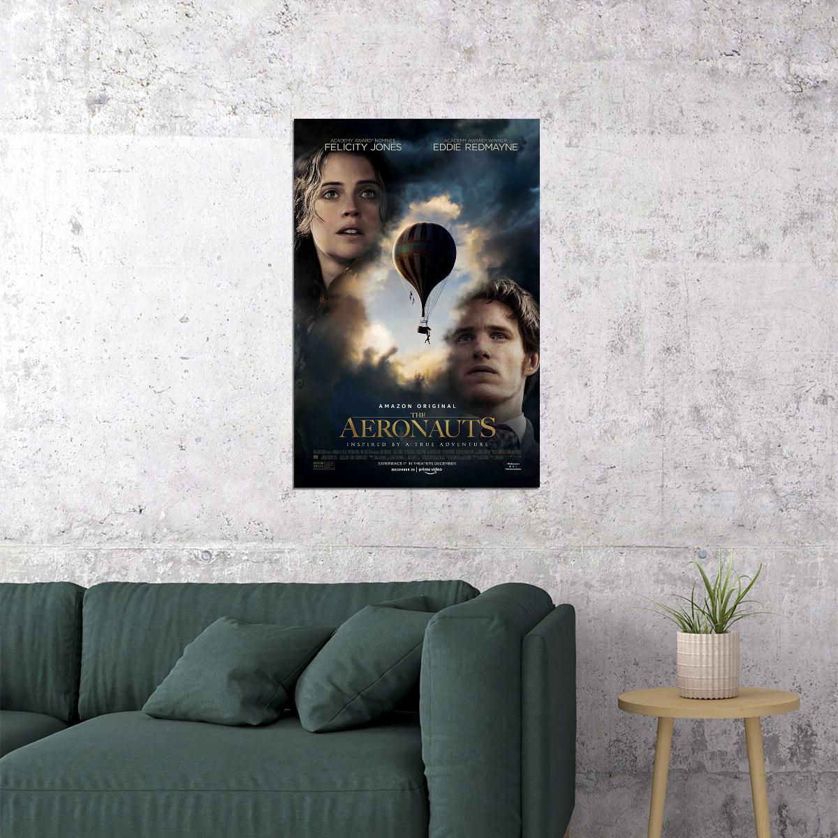 The Aeronauts Movie 2019 Felicity Jones Eddie Redmayne Poster Wall Art Print Home Wall Decor - xonomax