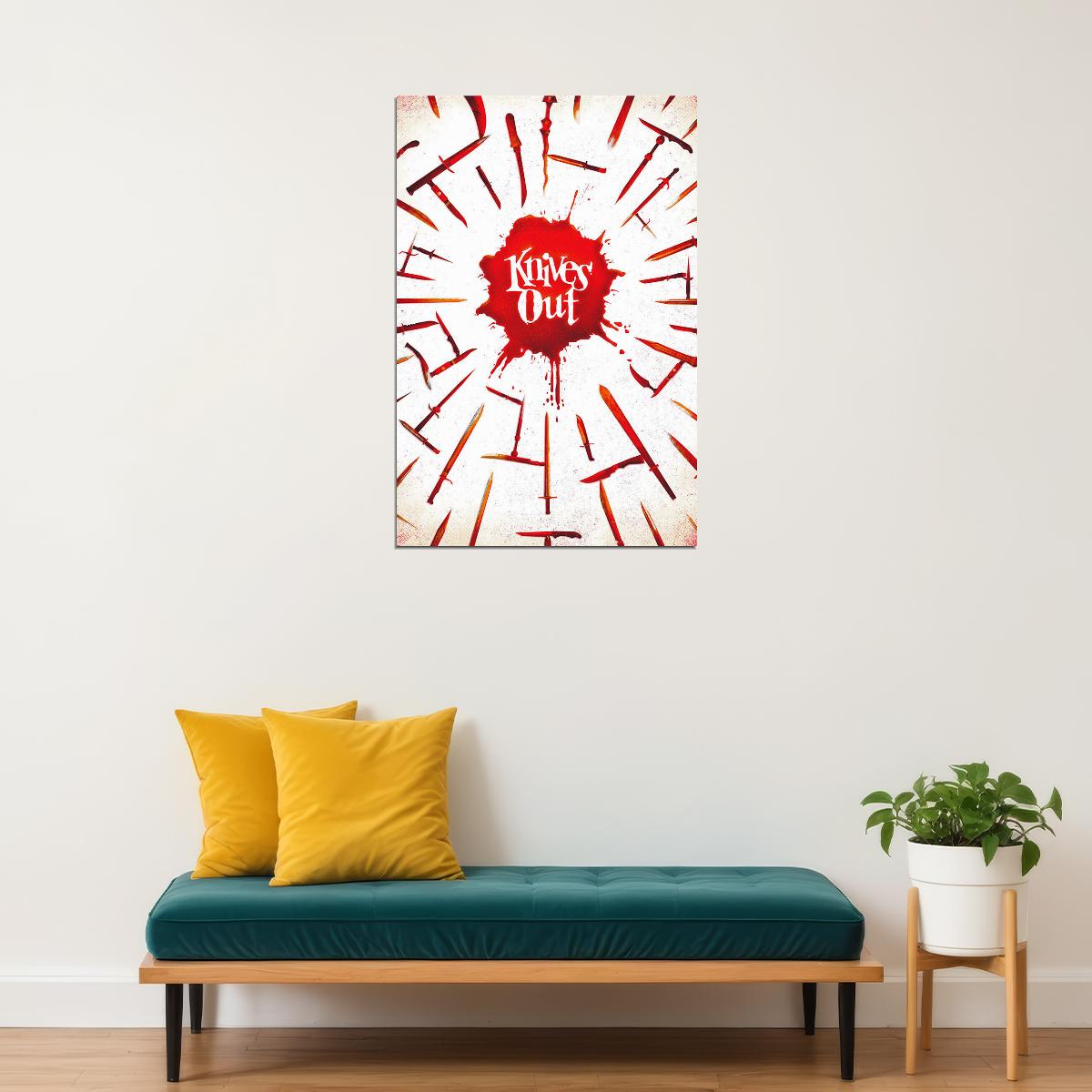 Knives Out Movie 2019 Adventure Excitement Poster Wall Art Print Home Wall Decor - xonomax