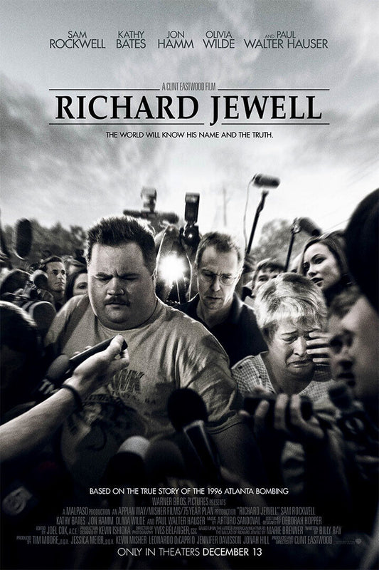 Richard Jewell Movie 2019 Sam Rockwell Olivia Wilde Poster Wall Art Print Home Wall Decor - xonomax