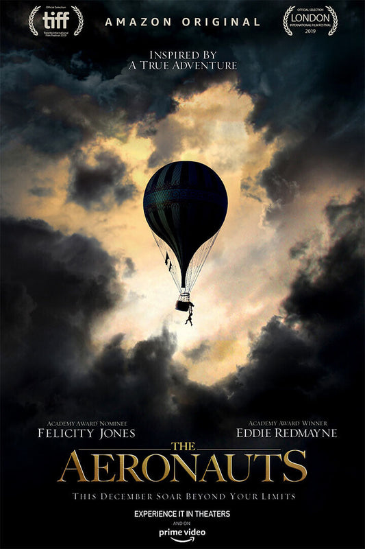 The Aeronauts Movie Felicity Jones Eddie Redmayne Poster Wall Art Print Home Wall Decor - xonomax
