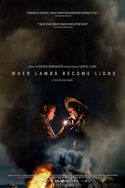 When Lambs Become Lions Movie Documentary Poster Wall Art Print Home Wall Decor - xonomax