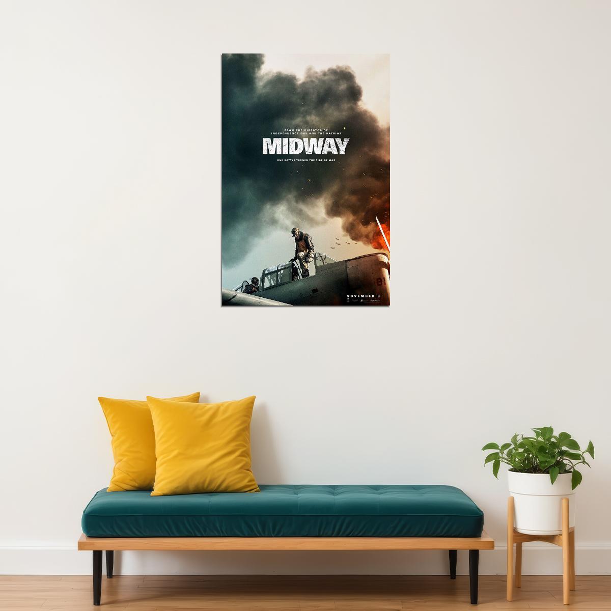 Midway 2019 Movie Chinese Film Action History Poster Wall Art Print Home Wall Decor - xonomax