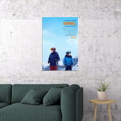 Downhill 2020 Movie Will Ferrell Julia Louis Dreyfus Poster Wall Art Print Home Wall Decor - xonomax