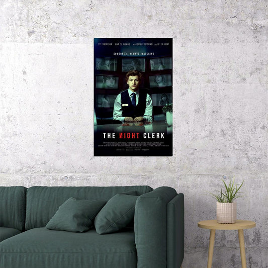 The Night Clerk Movie 2020 Crime Drama Mystery Poster Wall Art Print Home Wall Decor - xonomax