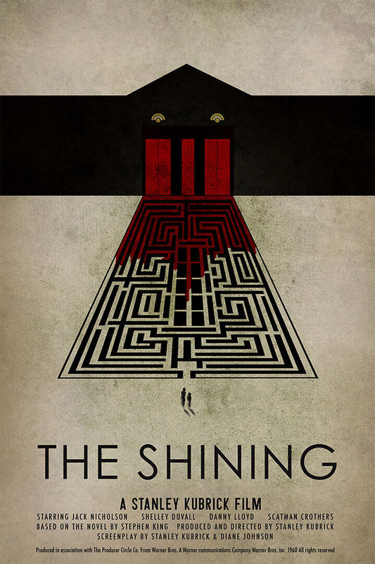 The Shining 1980 Movie Classic Horror Drama Poster Wall Art Print Home Wall Decor - xonomax